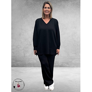 KAFFE CURVE Sweatshirt Annita Black